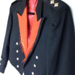 Vintage 60s Royal Artillery captain’s insignia wool mess jacket 38” chest !wounded!