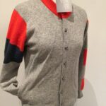 Vintage 80s Pringle Sports pure new wool knit in block colours, Hawick, Scotland 38” chest / unisex